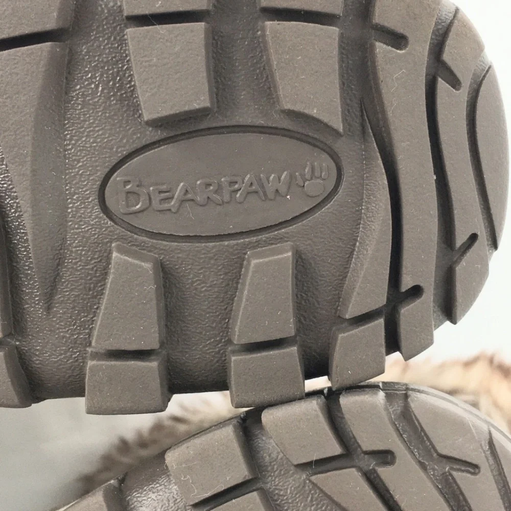 Bearpaw Women Boots Faux Fur Winter Waterproof Sheep Skin Lining Brown Sz 8 - Picture 13 of 16